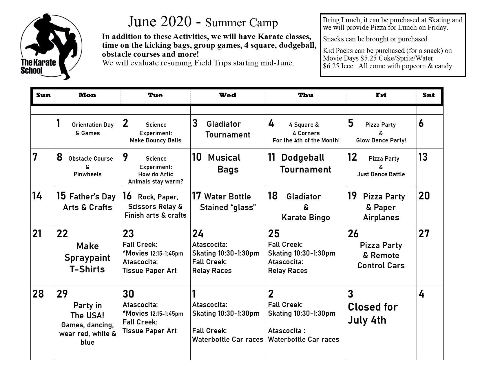Schedules